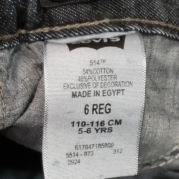 Levi's 514 straight jeans size 6 - Picture 3 of 5